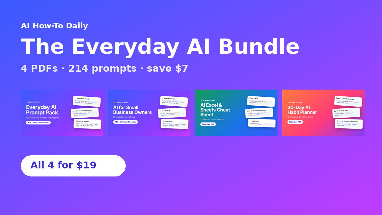 Everyday AI Bundle cover